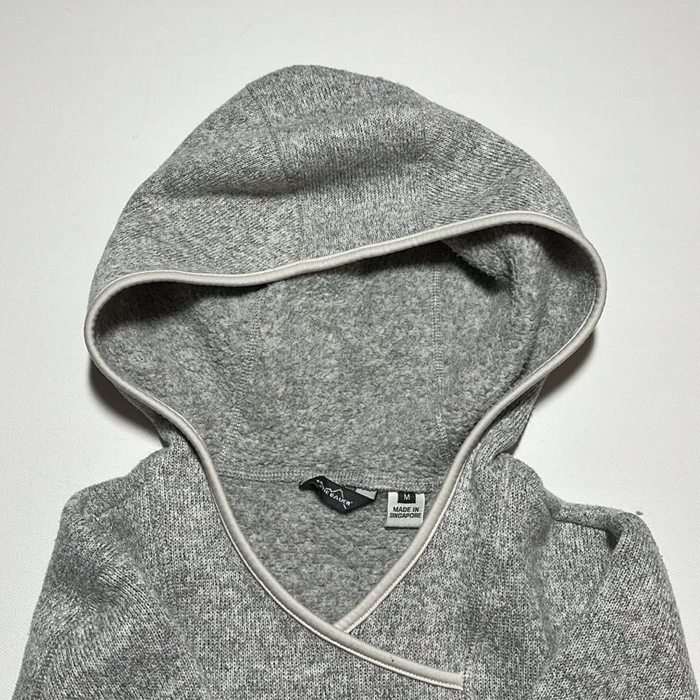 Eddie Bauer Fleece Pullover Sweater with Hood - Womens Medium - Picture 6 of 12